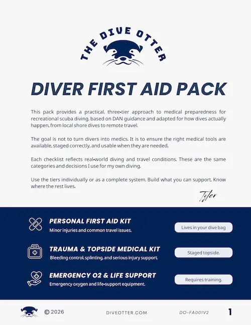 Diver First Aid Pack cover page